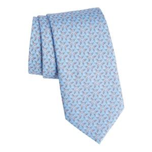 Vineyard Vines Baby Blue Boomerang Silk Tie